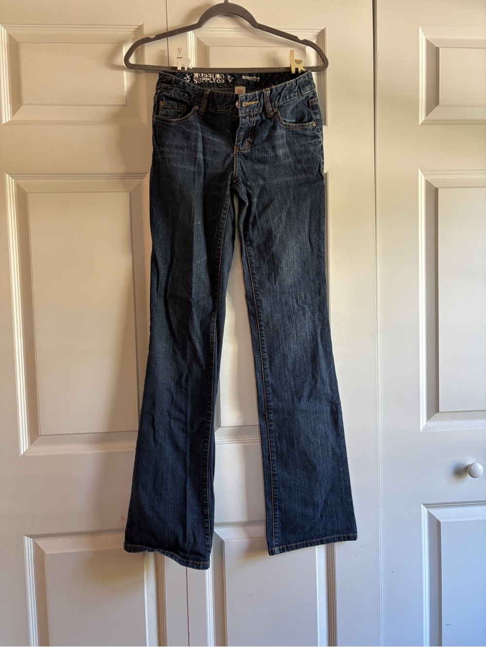 Mossimo Supply Co. Dark Blue Bootcut Jeans